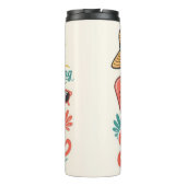 Stijlvolle & Praktische Koffiekop voor Bezige Mama Thermosbeker (Achterkant)