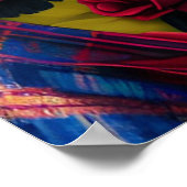 Stijlvolle prinses met tartanen outfit poster (Hoek)