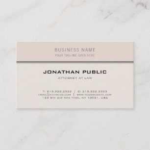 Stijlvolle procureur bij de Kantoor van de advocat Visitekaartje