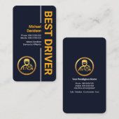 Stijlvolle professionele beste driver visitekaartje (Voorkant / Achterkant)