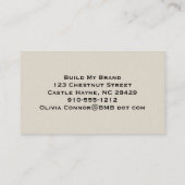 Stijlvolle professionele bijenteelt Visitekaartje (Achterkant)