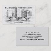 Stijlvolle professionele bijenteelt Visitekaartje (Voorkant / Achterkant)