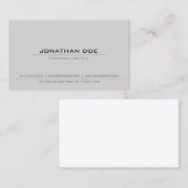 Stijlvolle Professionele Klassieke Elegante Slimme Visitekaartje (Voorkant / Achterkant)