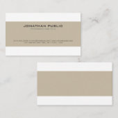 Stijlvolle professionele  kleurenharmonie visitekaartje (Voorkant / Achterkant)