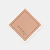 Stijlvolle professionele minimalist servet (Hoek)