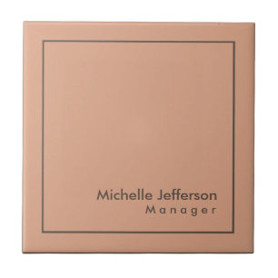 Stijlvolle professionele minimalist tegeltje