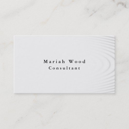 Stijlvolle professionele moderne rendy visitekaartje (Voorkant)