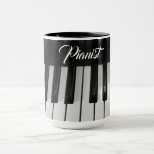  Stijlvolle Professionele Pianist  Mok