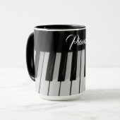 Stijlvolle Professionele Pianist  Mok (Voorkant links)