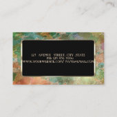 Stijlvolle, professionele Waterverf, Lijst Visitekaartje (Achterkant)