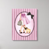 Stijlvolle promenade canvas afdruk (Voorkant)