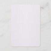 Stijlvolle Purple Flowers Detail Enclosure Kaart (Achterkant)