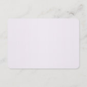 Stijlvolle Purple Flowers Detail Enclosure Kaart (Achterkant)