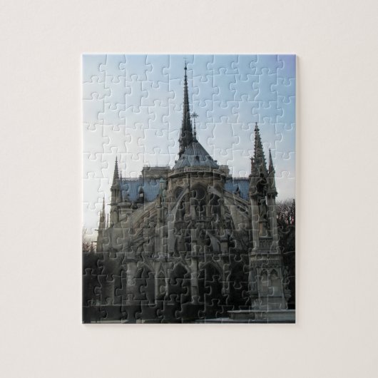 Stijlvolle puzzel met Notre Dame de Paris (Verticaal)