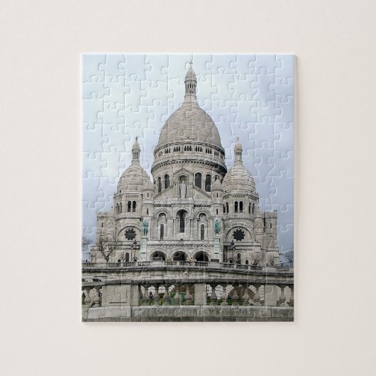Stijlvolle puzzel met Sacre Coeur de Paris (Verticaal)