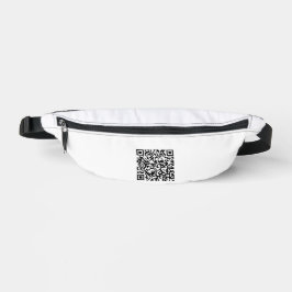 Stijlvolle QR-code Fanny Pack voor promotiegebruik Heuptasje