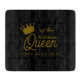 Stijlvolle Queen of the Kitchen Glazen Chef's Boar Snijplank