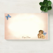 Stijlvolle Raphael Cherubijn & Blauwe Vlinder Post-it® Notes (Kantoor)
