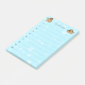 Stijlvolle Raphael Cherubijnen & Lichte Bollen Post-it® Notes (Schuin)