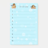 Stijlvolle Raphael Cherubijnen & Lichte Bollen Post-it® Notes (Voorkant)