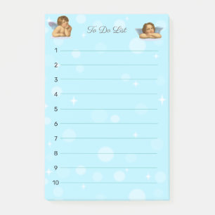 Stijlvolle Raphael cherubijnen & lichte bollen Post-it® Notes