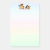 Stijlvolle Raphael Cherubs op pastaelschelpen Post-it® Notes (Voorkant)