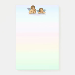 Stijlvolle Raphael cherubs op pastelkleuren Post-it® Notes