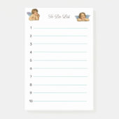 Stijlvolle Raphael Cherubs op wit Post-it® Notes (Voorkant)