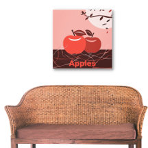 Stijlvolle Red Apple Kitchen Wall