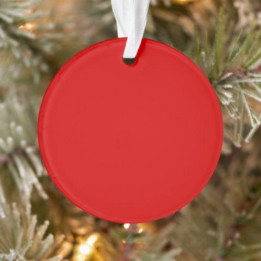 Stijlvolle Red Circle Acryl Ornament voor Home Dec (Boom)