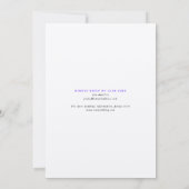 Stijlvolle regenboog kleur bruiloft kalligrafie sc kaart (Achterkant)