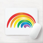 Stijlvolle regenboog muismat (Met muis)