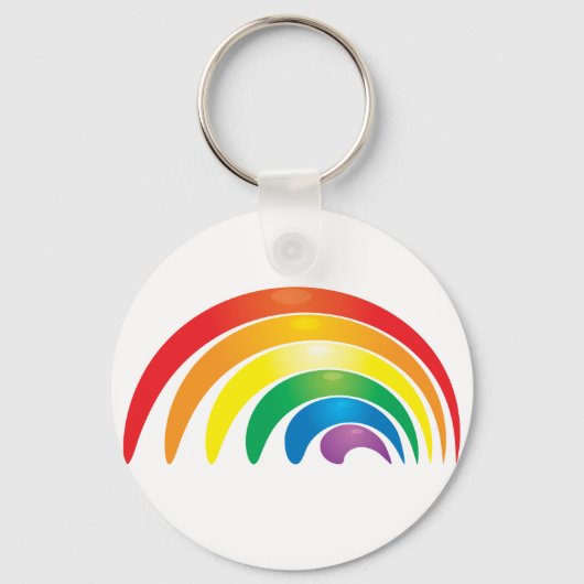 Stijlvolle regenboog sleutelhanger (Voorkant)