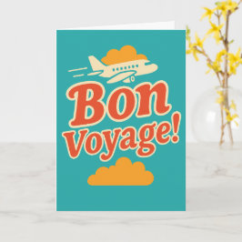 Stijlvolle Reiswensen Retro Vliegtuig Minimalistis Kaart