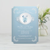 Stijlvolle repetitie voor binnenpartijen kaart (Staand voorkant)