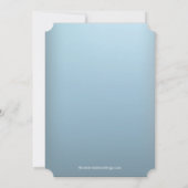 Stijlvolle repetitie voor binnenpartijen kaart (Achterkant)