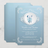 Stijlvolle repetitie voor binnenpartijen kaart (Voorkant / Achterkant)