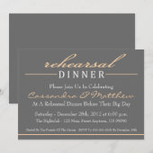 Stijlvolle repetitie voor binnenpartijen (Oranje) Kaart (Voorkant / Achterkant)