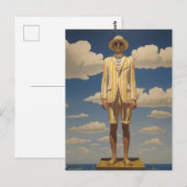 Stijlvolle Retro Beachwear Opvallende Zomer Mode Briefkaart (Voorkant / Achterkant)