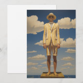 Stijlvolle Retro Beachwear Opvallende Zomer Mode Kaart (Voorkant / Achterkant)