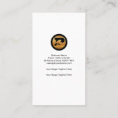 Stijlvolle Retro Brown House Paint Job Painter Visitekaartje (Achterkant)