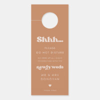 Stijlvolle retro Bruine suiker Bruiloft Niet store