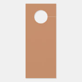 Stijlvolle retro Bruine suiker Bruiloft Niet store Deurhanger (Achterkant)