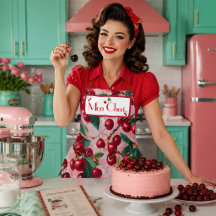 Stijlvolle Retro 'Cherry Pop' Roze Persoonlijke
