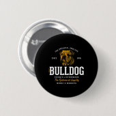 Stijlvolle Retro Engelse Bulldog Ronde Button 5,7 Cm (Voorkant /achterkant)