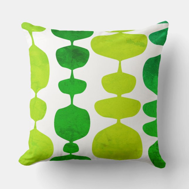 Stijlvolle retro mod 60s 70s mod decor kussen (Voorkant)