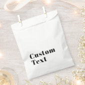 Stijlvolle retro moderne belettering | Bewerkbaar  Bedankzakje (Geknipt)