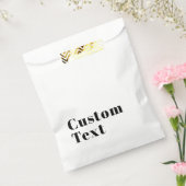 Stijlvolle retro moderne belettering | Bewerkbaar  Bedankzakje (Gezegeld)