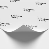 Stijlvolle retro moderne belettering | Bewerkbaar Cadeaupapier (Hoek)