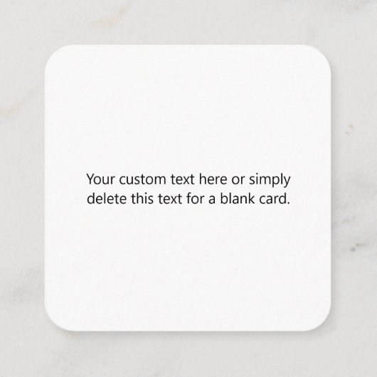 Stijlvolle retro moderne belettering | Bewerkbaar  Informatiekaartje (Achterkant)